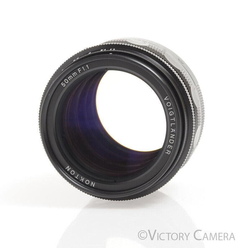 Voigtlander Nokton 50mm F1.1 Leica M Mount Lens -Clean Glass-