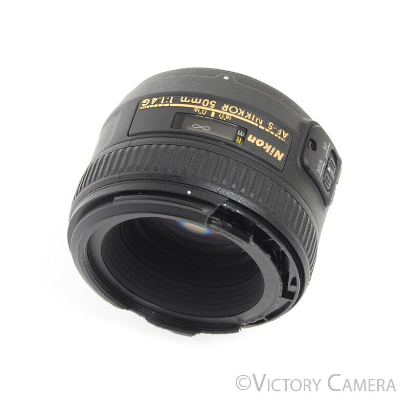 Nikon Nikkor AF-S 50mm F1.4 G Auto Focus Prime Lens -Clean Glass