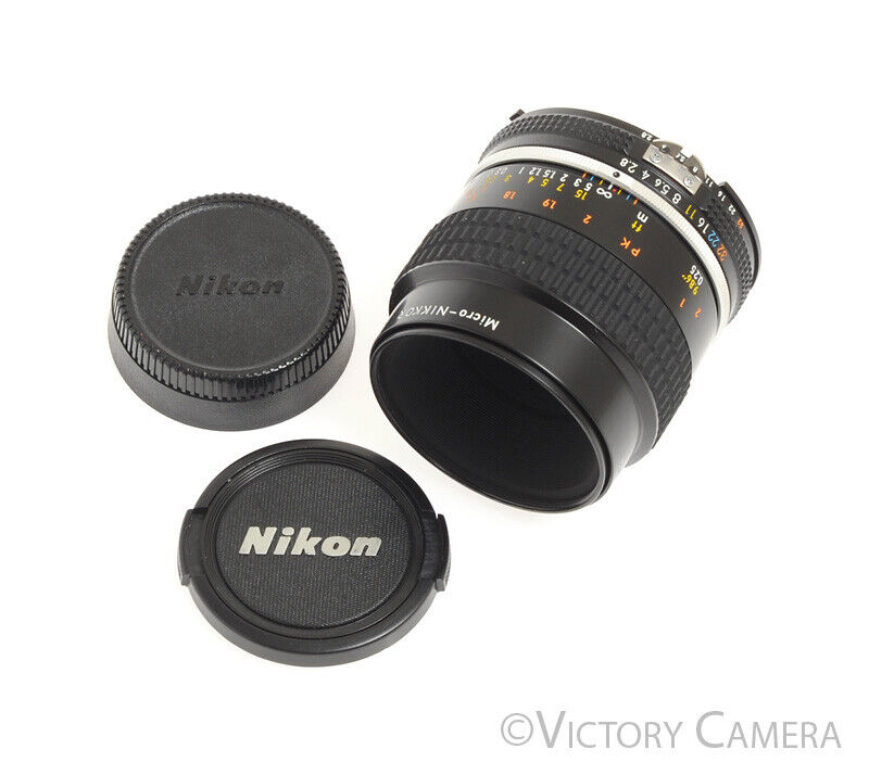 Nikon Micro-Nikkor 55mm F2.8 AI-S Manual Focus Standard Prime Lens -Mi