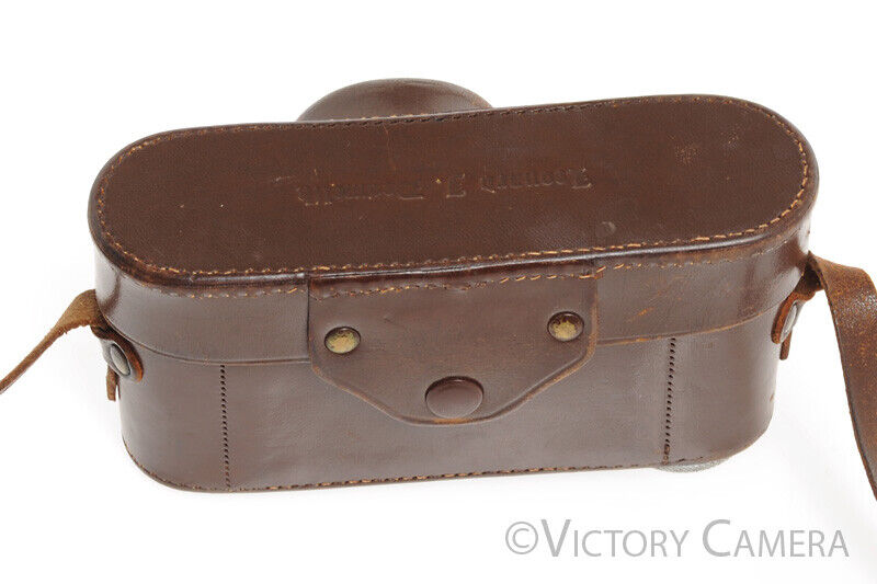 Leica Genuine Brown Leather Eveready EFSAB Case for Leica II & IIF -Cl