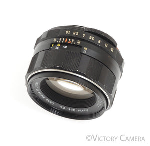 Pentax Super Takumar 55mm F1.8 M42 37101 Screw Mount Prime Lens -Clean