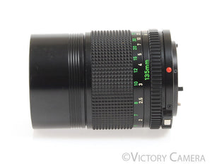 Canon New FD 135mm F3.5 Telephoto Prime Lens