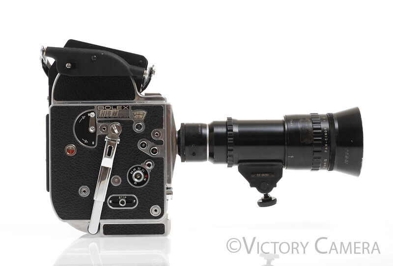 Paillard Bolex H16M 16mm Movie Camera w/ Som Berthiot 17-85mm f2 - Victory Camera