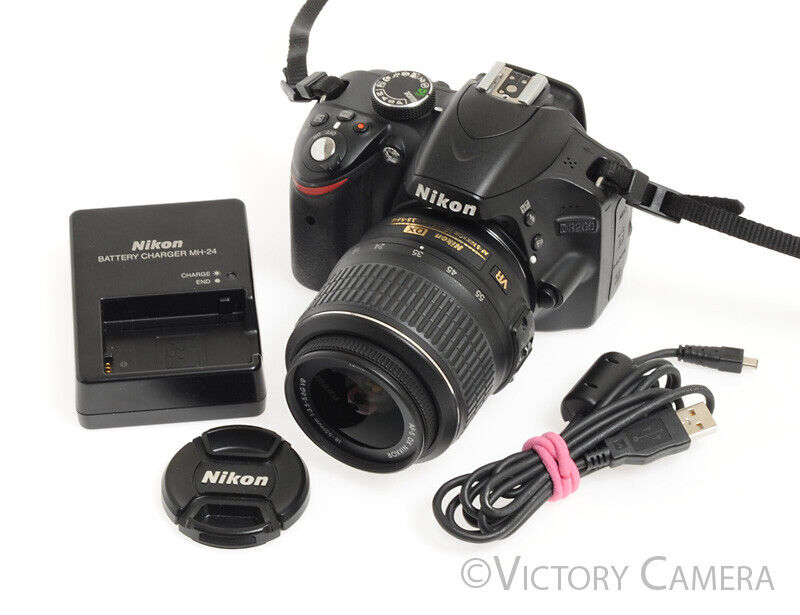 Nikon D3200 Digital SLR Camera Body w/ 18-55mm AF-S Lens -~36,200 Shut