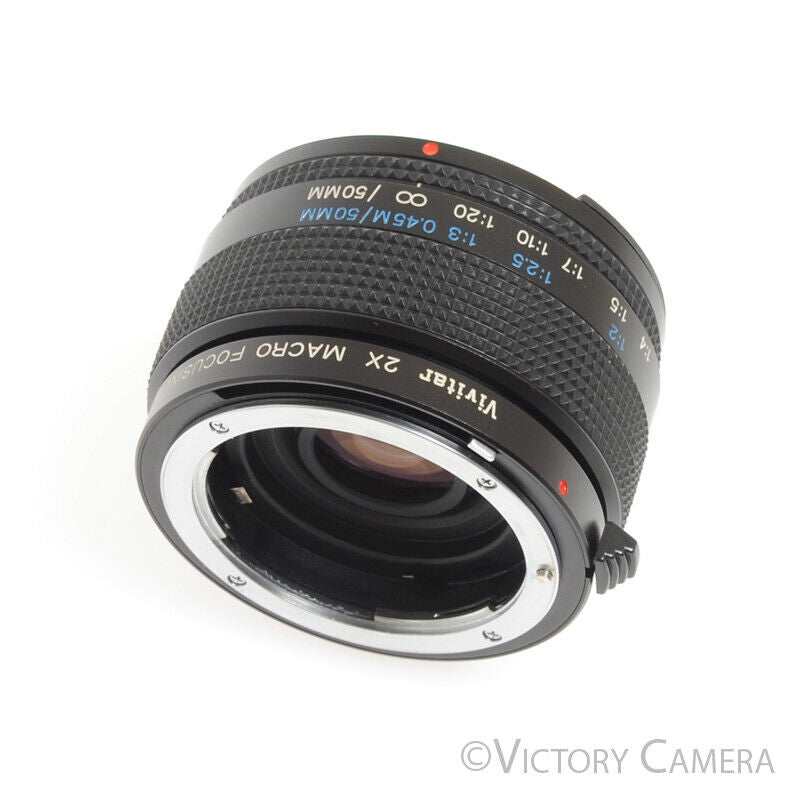 Vivitar Nikon Tele-Macro 2x 1:1 Teleconverter w/ Case for Nikon AI -Example- [EXC] - Victory Camera