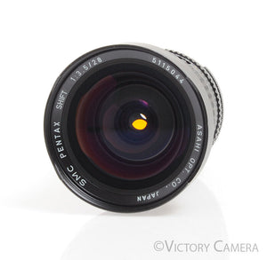 Pentax SMC 28mm f3.5 Wide Angle Shift Lens for Pentax K Mount 