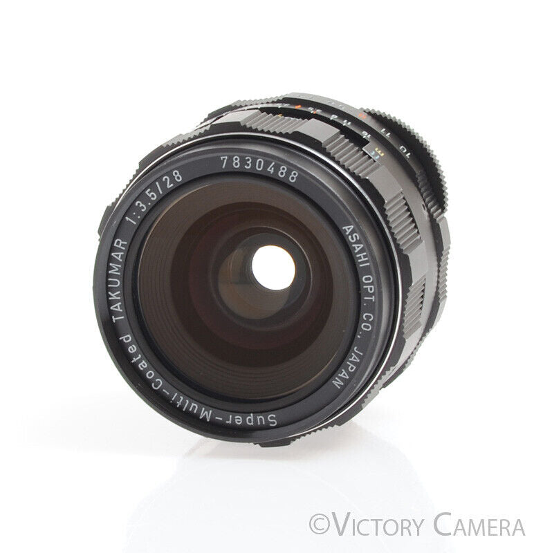 Pentax Super-Takumar 28mm f3.5 m42 Screw Mount Wide Angle Lens -Clean-