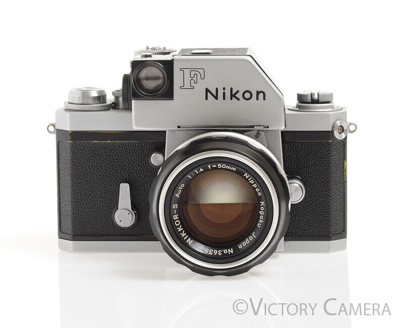 Nikon F Camera Body w/ Chrome FTN Photomic Prism & 50mm f1.4 Lens -New