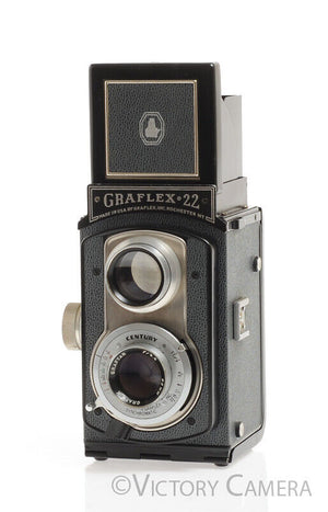 Graflex 22 Model 200 6x6 120 Medium Format TLR w/ Case