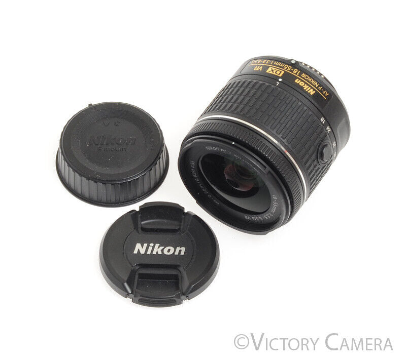 Nikon AF-P 18-55mm f3.5-5.6 G DX VR Autofocus Zoom Lens -Clean-