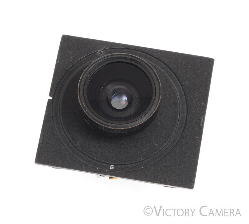 Schneider Super Angulon 65mm f8 View Camera Lens on 6x9 Linhof Board -