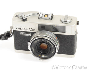 Konica C35 Automatic Rangefinder 35mm Film Camera f2.8 Lens -New Seals