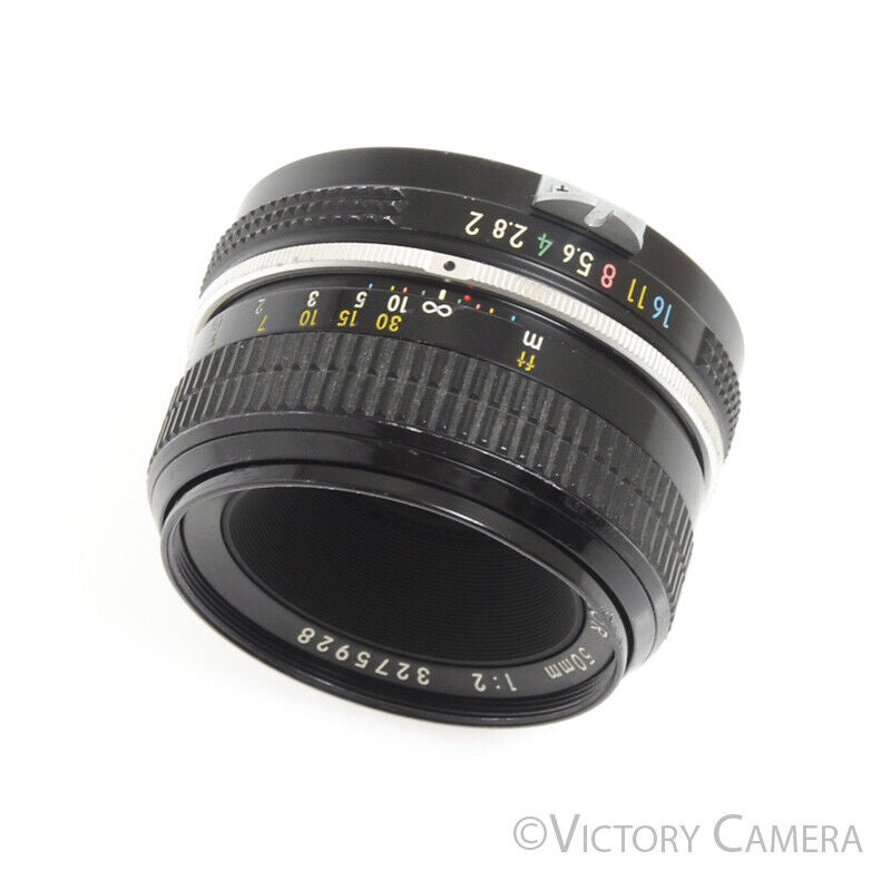 Nikon Nikkor 50mm F2.0 non-AI Standard Prime Lens