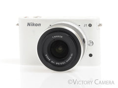 Nikon 1 J1 White Mirrorless 10.1MP Digital Camera Body w