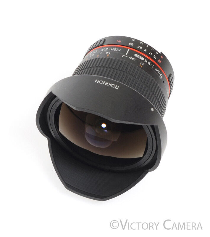高品質新作Rokinon/サムヤン 8mm F3.5 UMC Fish-eye CSII レンズ(単焦点)