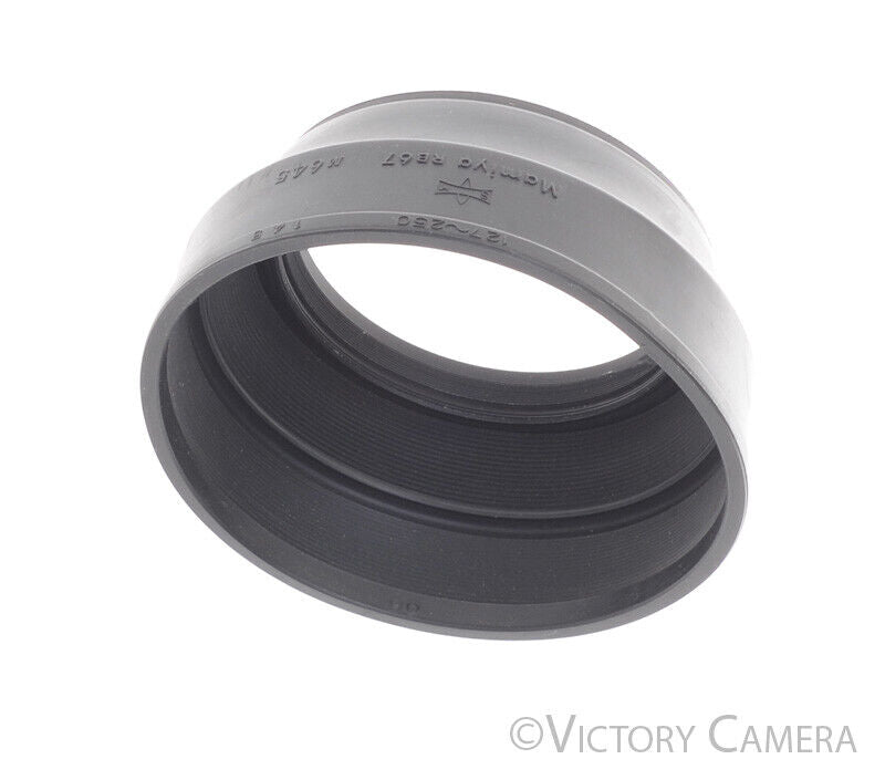 Mamiya RB67 RZ67 Collapsible Rubber Shade Lens Hood for 127-250mm Lens [EXC] - Victory Camera