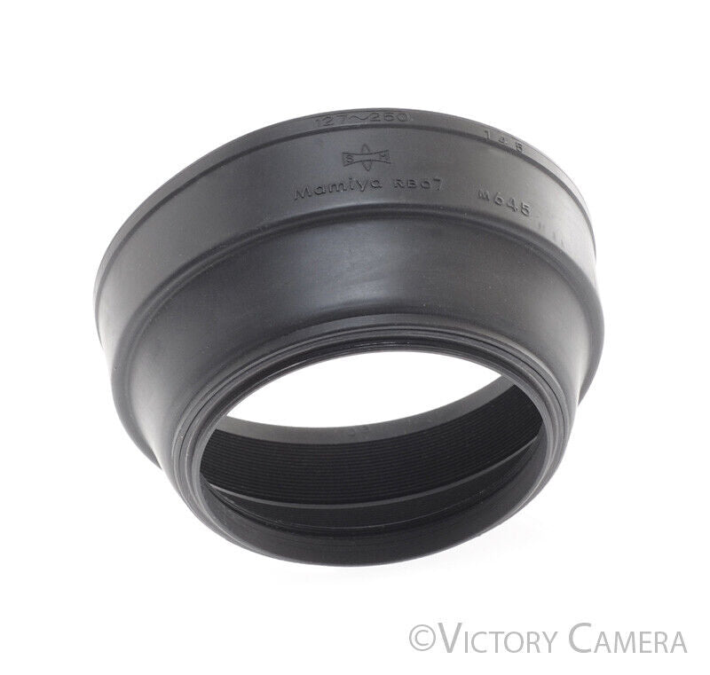 Mamiya RB67 RZ67 Collapsible Rubber Shade Lens Hood for 127-250mm Lens [EXC] - Victory Camera