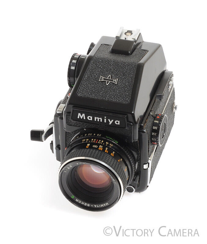 Mamiya m645 1000s 645 Camera w/ Eye Level & 80mm f2.8 C Lens -New Seal