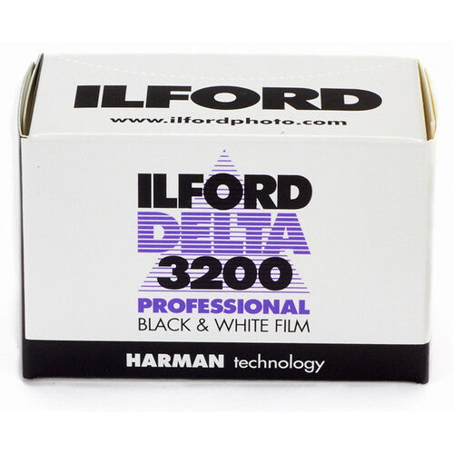 Ilford Delta 3200 Professional Black and White Negative Film (35mm Roll Film, 36 Exposures) - Victory Camera