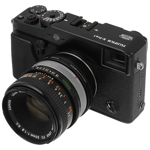 Fotodiox Lens Mount Adapter - Canon FD &amp; FL 35mm SLR lens to Fujifilm Fuji X-Series Mirrorless Camera Body - Victory Camera