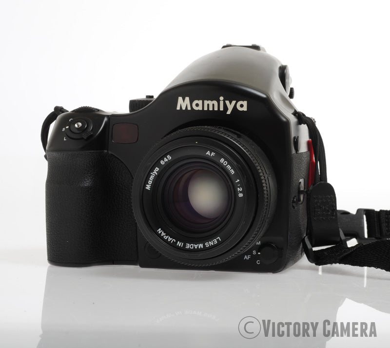 Mamiya 645AF 645 AF 6x4.5 Medium Format Camera w/ 80mm Lens 120 Back [EXC] - Victory Camera