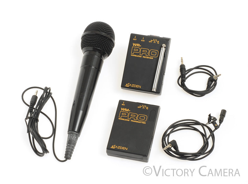 Azden WMS-PRO Wireless Microphone System [MINT-] - Victory Camera