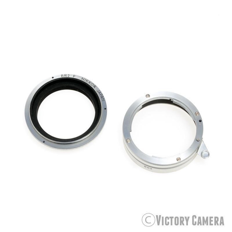 Nikon BR-3 and BR-2 Macro Reverse Filter Adapter Ring Set [EXC+]