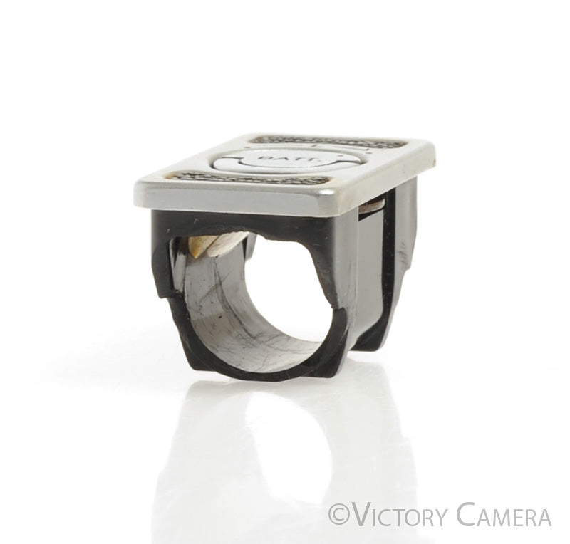 Pentax Genuine 6x7 67 67 MLU Battery Holder (Chrome) [EXC+] - Victory Camera