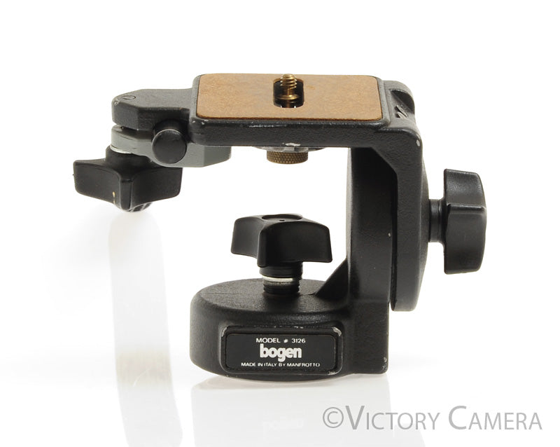 Bogen Manfrotto Pan Tilt Tripod Head Model # 3126 [EXC] - Victory Camera