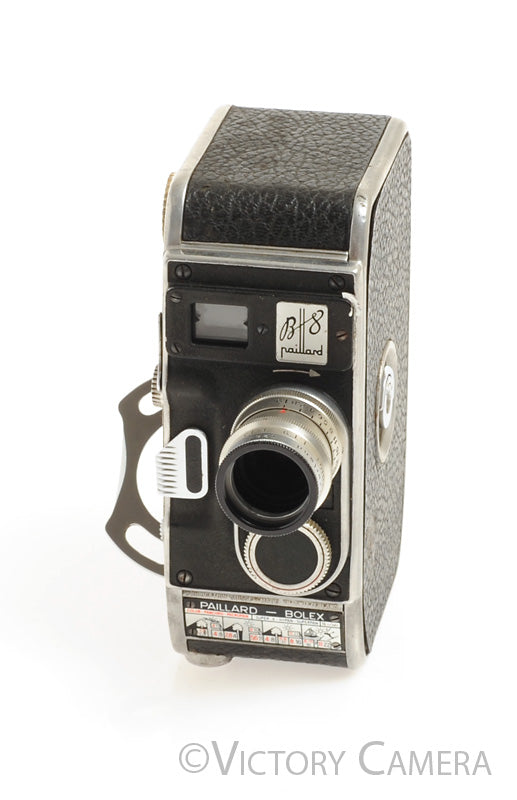 Bolex B8 Double 8mm Film Camera w/ Som Berthiot 13mm f1.9 Lens [EXC-] - Victory Camera