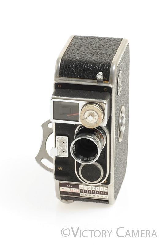 Bolex Paillard B8L Double 8mm Cine Movie Camera w/ 12.5mm f2.5 Lens -No Meter- [EXC] - Victory Camera