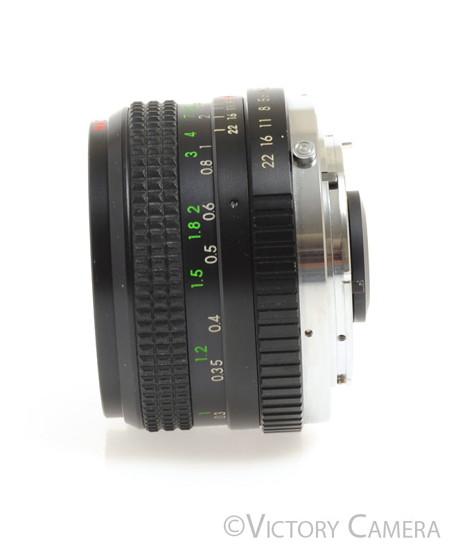 CPC CCT 28mm F2.8 Wide-Angle 1:4 Wide Angle Macro Lens for Olympus OM [EX+] - Victory Camera