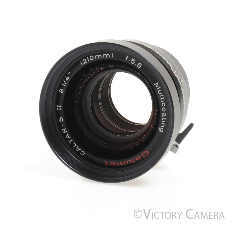 Calumet Caltar-S II 210mm f5.6 MC 4x5 View Camera Lens in Copal 1 Shutter [EXC-] - Victory Camera