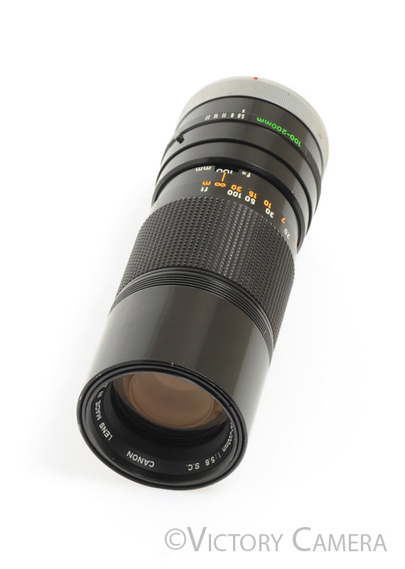 Canon FD 100-200mm f5.6 Manual Focus Telephoto Zoom Lens [EXC]