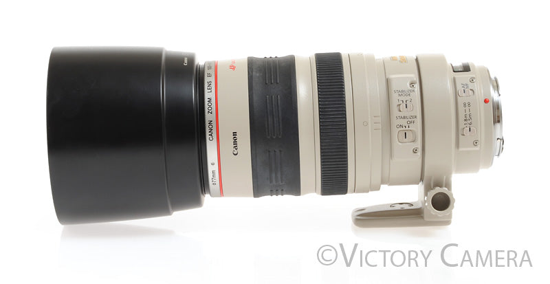 Canon EOS EF 100-400mm f4.5-5.6 L IS USM Lens w/ Shade &amp; Case -Very Clean- - Victory Camera