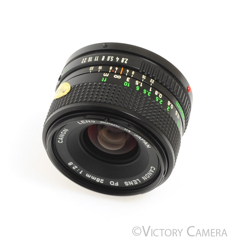 Canon FD 28mm f2.8 (late version) Manual Focus Wide Angle Lens [EXC+]