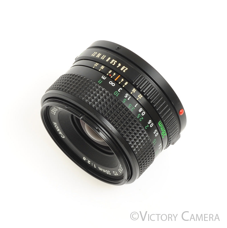 Canon FD 28mm f2.8 (late version) Manual Focus Wide Angle Lens [EXC+] - Victory Camera