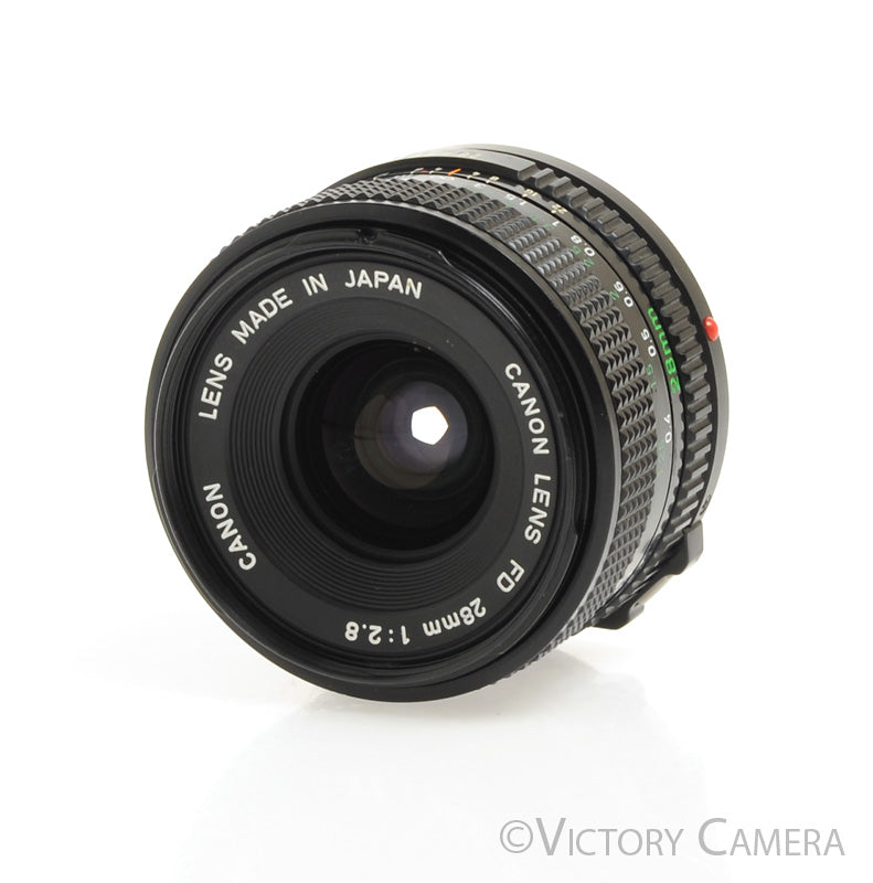 Canon FD 28mm f2.8 (late version) Manual Focus Wide Angle Lens [EXC+] - Victory Camera