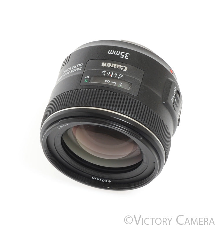 Canon EOS EF 35mm f2 IS USM Lens Wide Angle Prime Lens