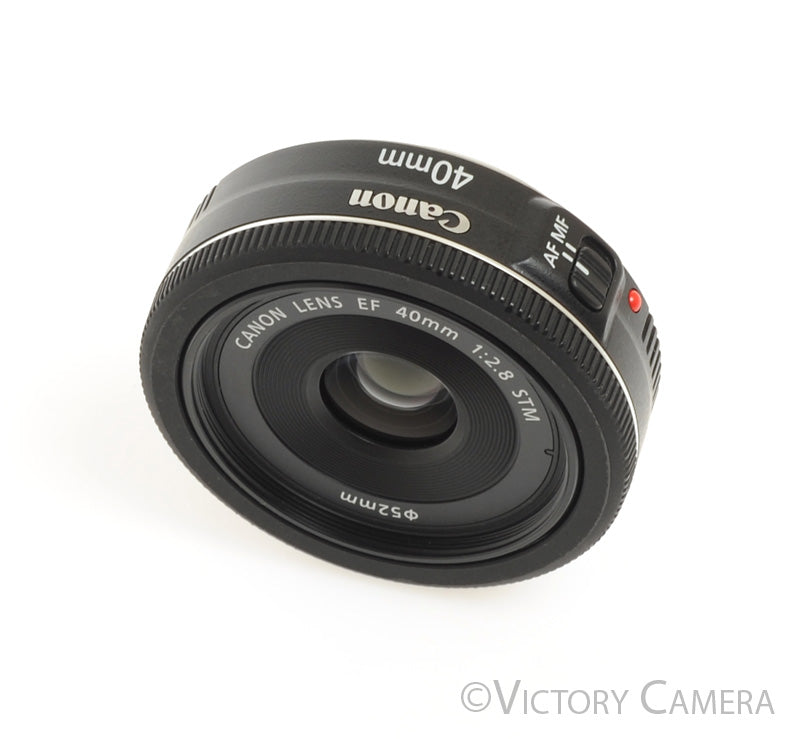 Canon EOS EF 40mm f2.8 STM Pancake Prime Lens [EXC+] - Victory Camera