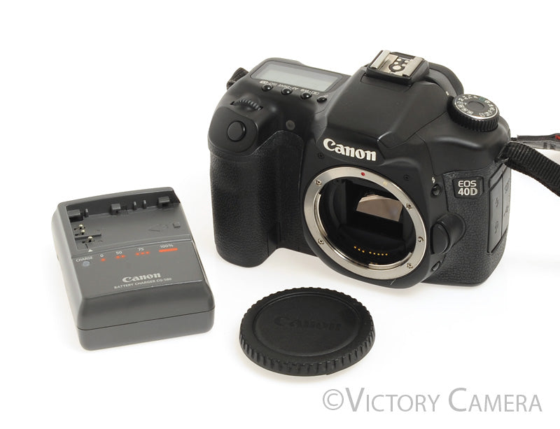 Canon EOS 40D 10.1MP Digital SLR Camera Body w/ Battery &amp; Charger [EX+] - Victory Camera