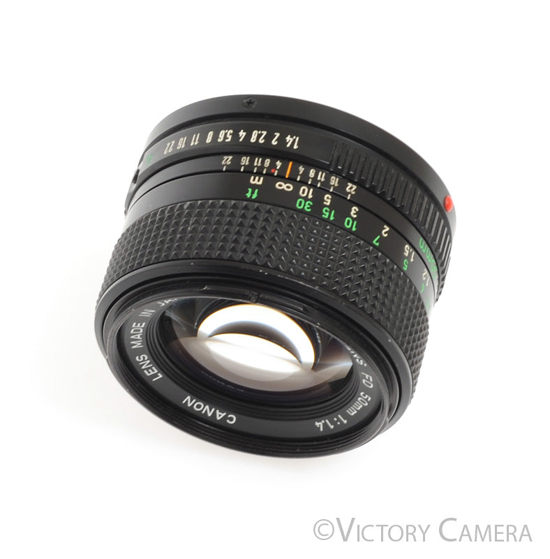 Canon FD 50mm f1.4 (late version) Fast Prime Lens -Clean-