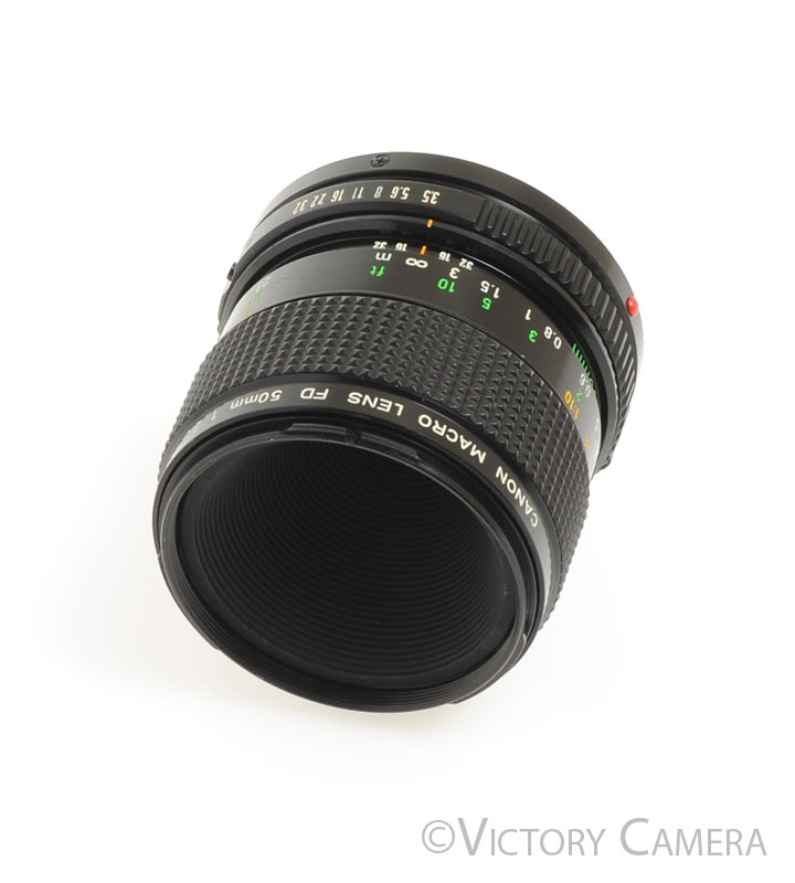 Canon FD 50mm f3.5 (late version) Macro Prime Lens [EX+]