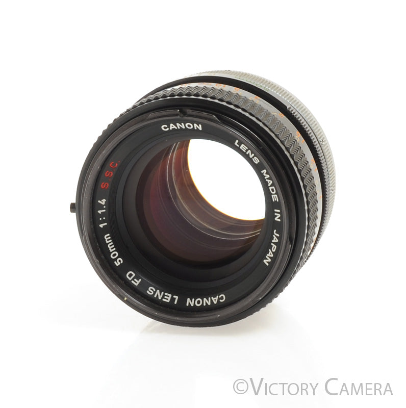 Canon 50mm F1.4 S.S.C Fast Prime Lens for FD Mount [EXC]