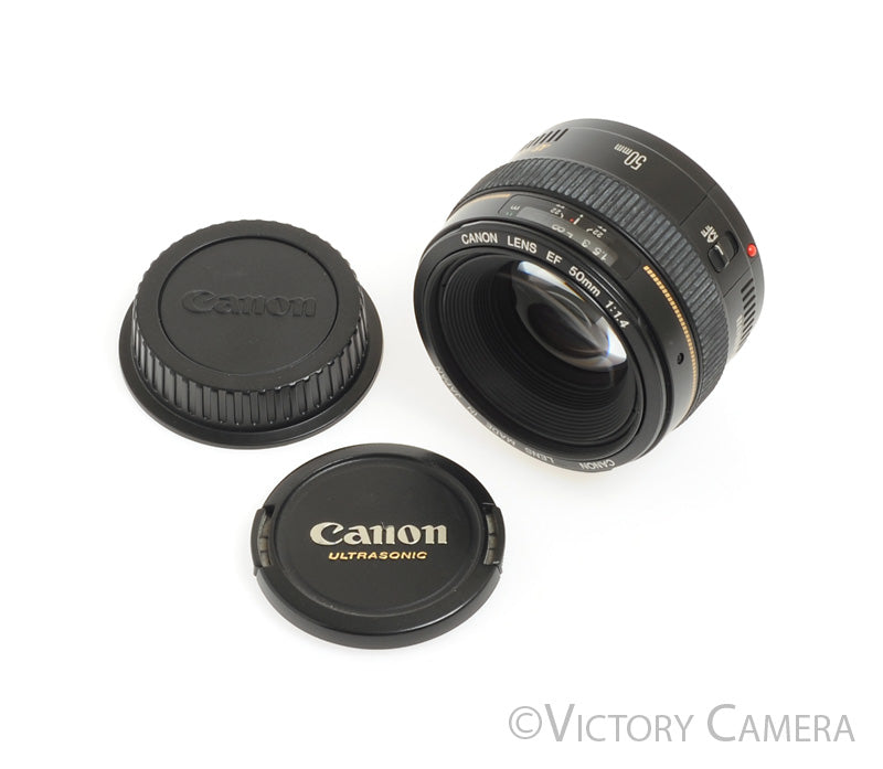 Canon EOS EF 50mm f1.4 USM Autofocus Prime Lens  [EXC+] - Victory Camera