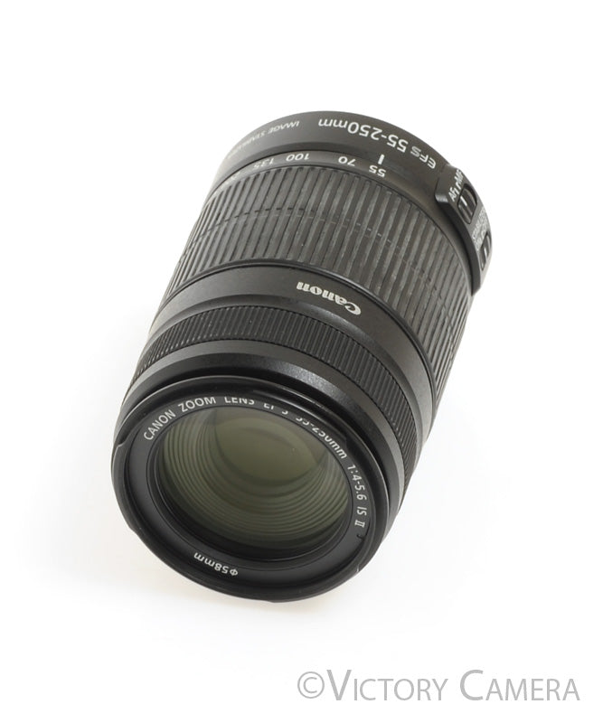 Canon EF-S 55-250mm f4-5.6 IS Telephoto Zoom Lens -Clean-