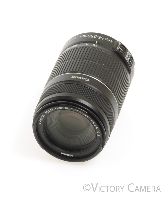 Canon EF-S 55-250mm f4-5.6 IS Telephoto Zoom Lens [EX+] - Victory Camera