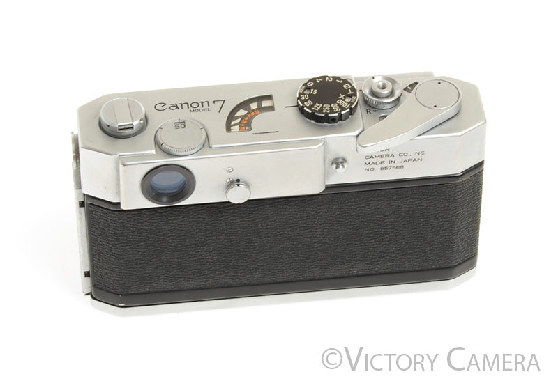 Canon 7 Rangefinder L39 35mm Film Camera Body -Good, No Meter- [EXC-] - Victory Camera