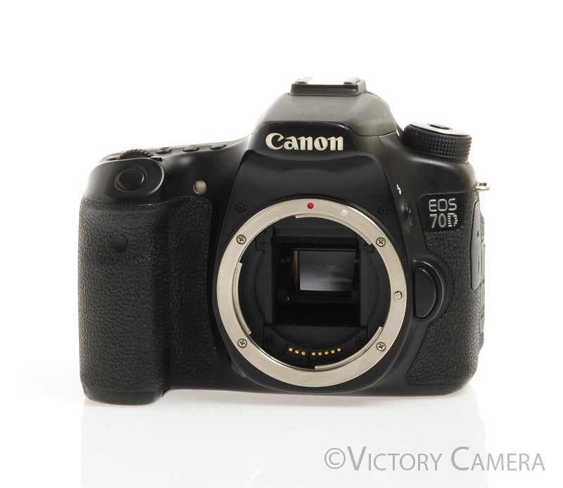 Canon EOS 70D 20.2MP Digital SLR Camera w/ Charger [EXC] - Victory Camera