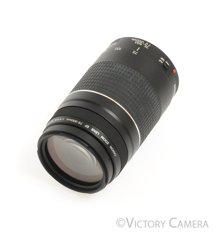 Canon EOS EF 75-300mm f4-5.6 III Telephoto Zoom Lens [MINT-] - Victory Camera